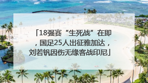 18强赛“生死战”在即，国足25人出征雅加达，刘若钒因伤无缘客战印尼