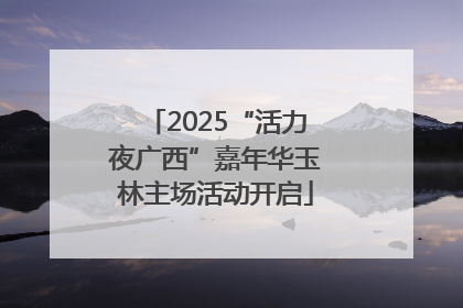 2025“活力夜广西”嘉年华玉林主场活动开启