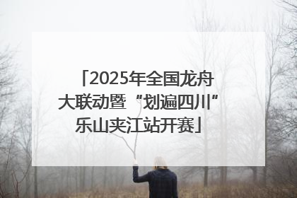 2025年全国龙舟大联动暨“划遍四川”乐山夹江站开赛