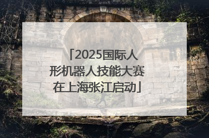 2025国际人形机器人技能大赛在上海张江启动