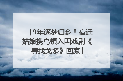 9年逐梦归乡！宿迁姑娘携乌镇入围戏剧《寻找戈多》回家