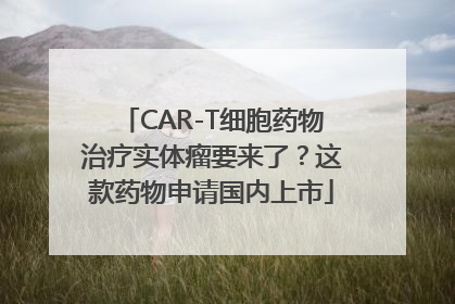CAR-T细胞药物治疗实体瘤要来了？这款药物申请国内上市