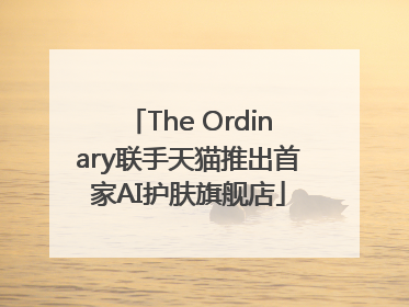 The Ordinary联手天猫推出首家AI护肤旗舰店
